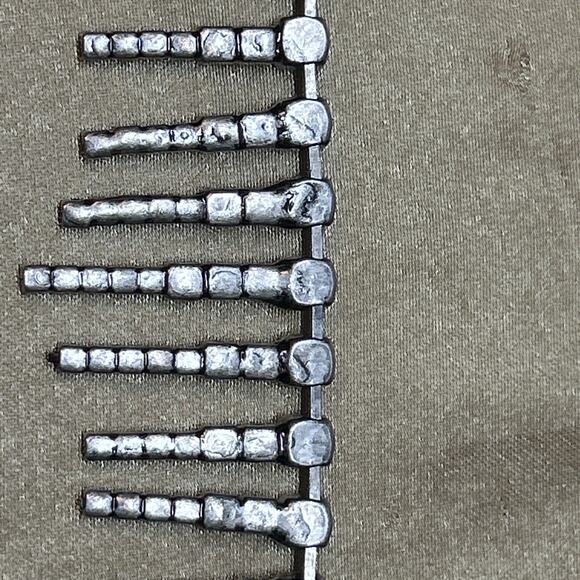 TOVA Rydell Necklace Antique Silver Statement Holiday Sparkle Runway Glam Drop - Picture 9 of 16